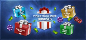 type of online casino bonuses