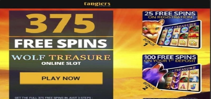 free spins Tangiers casino