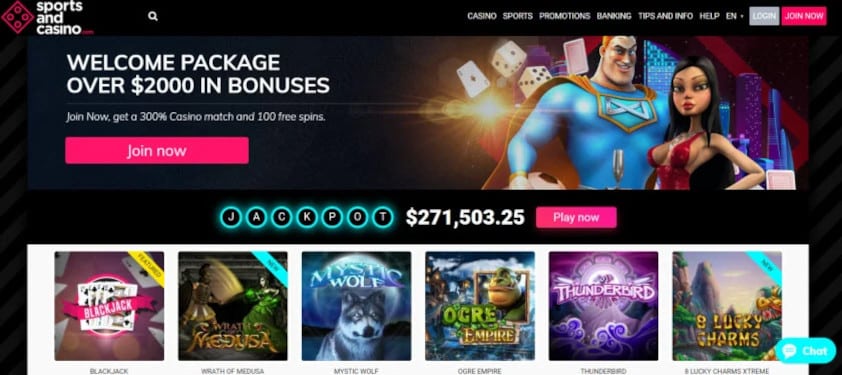 welcome package sports and casino