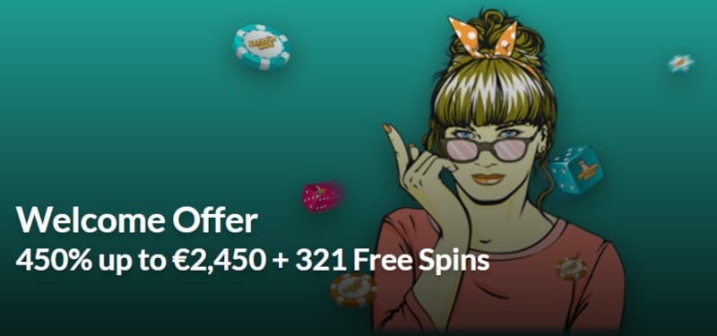 Jack pot molly| 450% up to €2,450 + 321