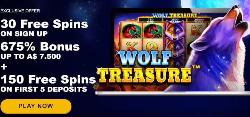 Casino Moons wolf treasure