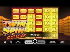 Twin Spin Deluxe slot jackpot