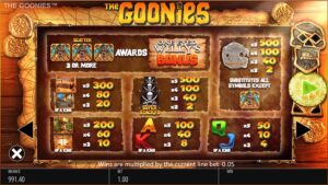  The Goonies Slot Features