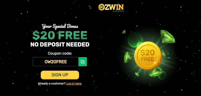 Ozwin casino bono