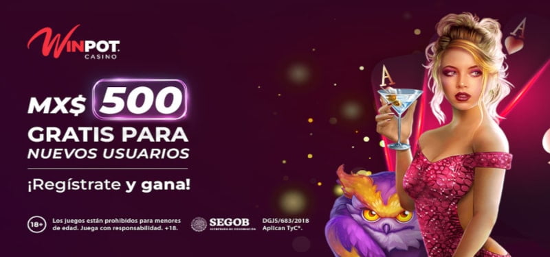 500 mx gratis winpot casino