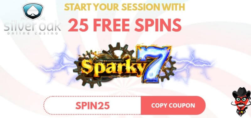 25 tiradas gratis silveroak casino