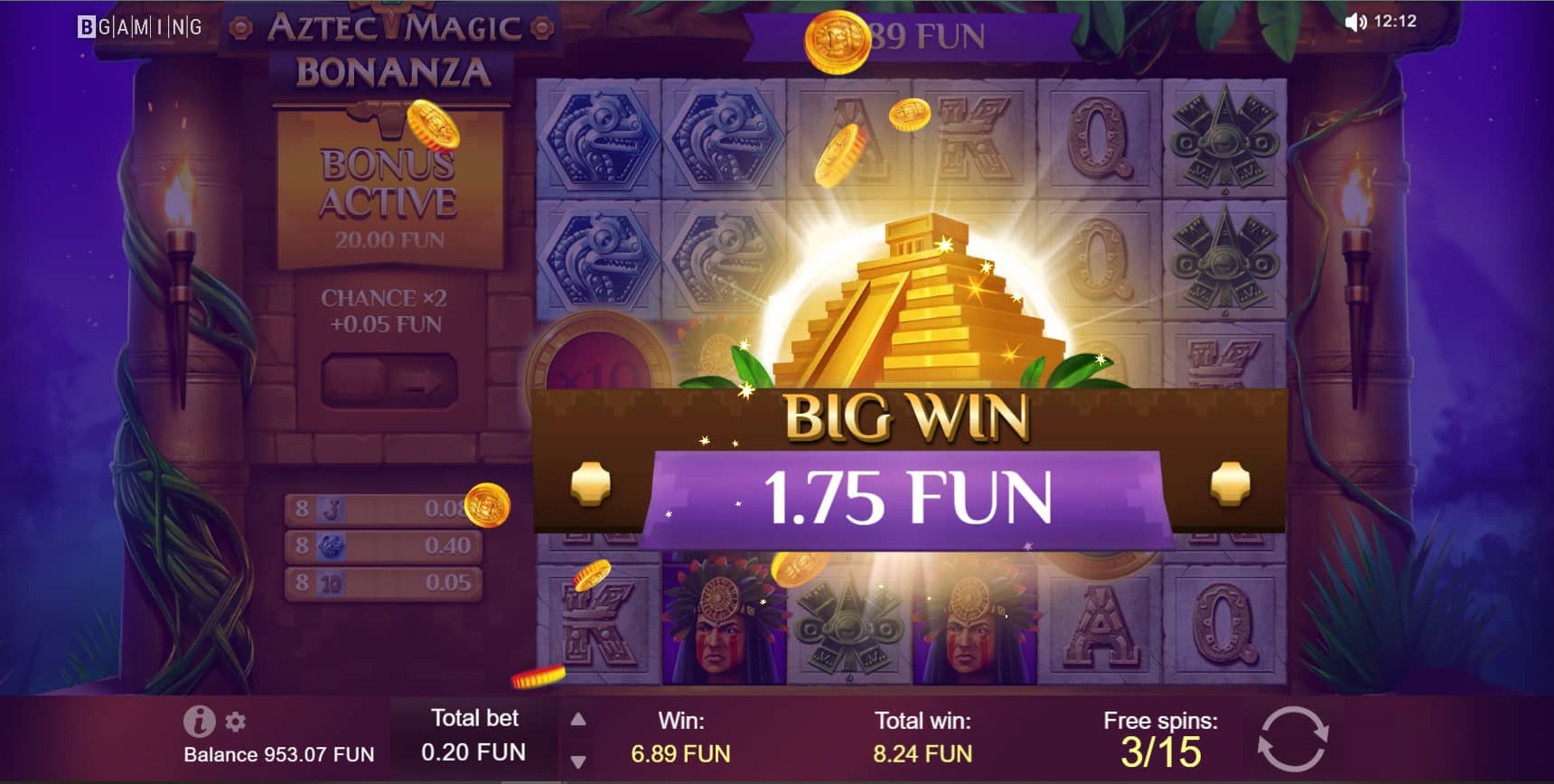 Aztec magic Bonanza gran victoria