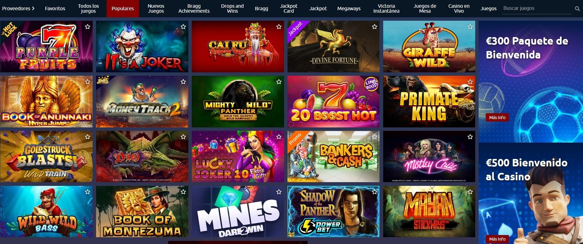 Tragamonedas de Tornadobet casino