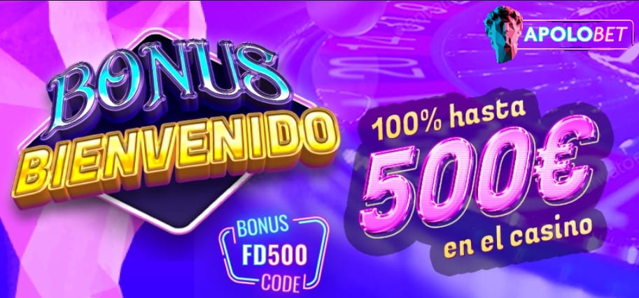 Apolobet casino bono 500 euro