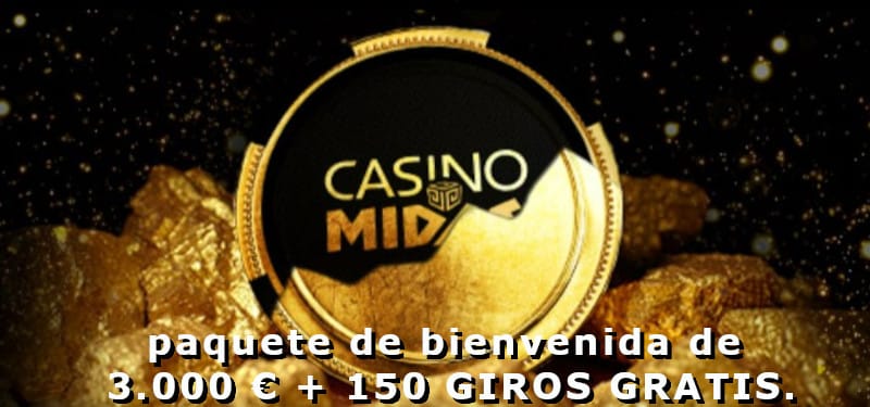 casino midas bono 3000 eur y 150 tirdas gratis