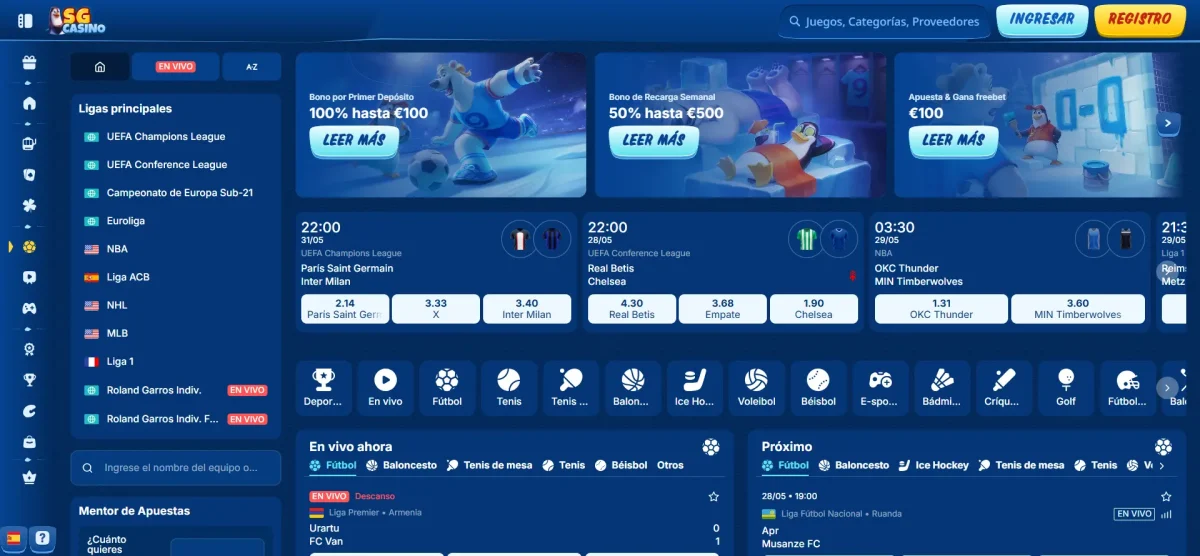 Apuestas-Deportivas-en-SGcasino SG - casa de apuestas sin licencia en españa