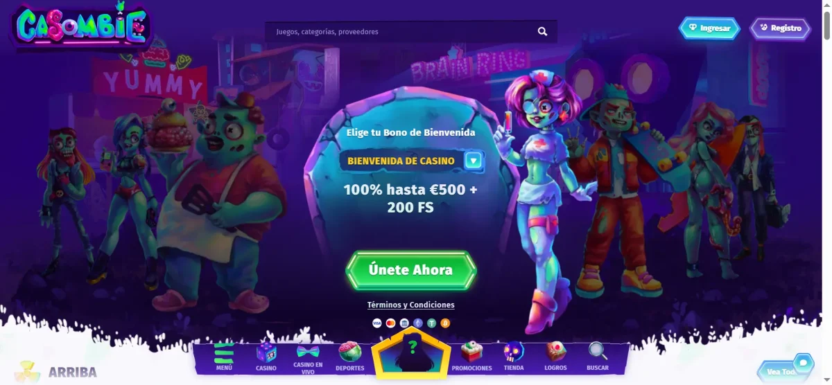 Casombie-Casino Casombie сasino confiable con licencia de Curazao