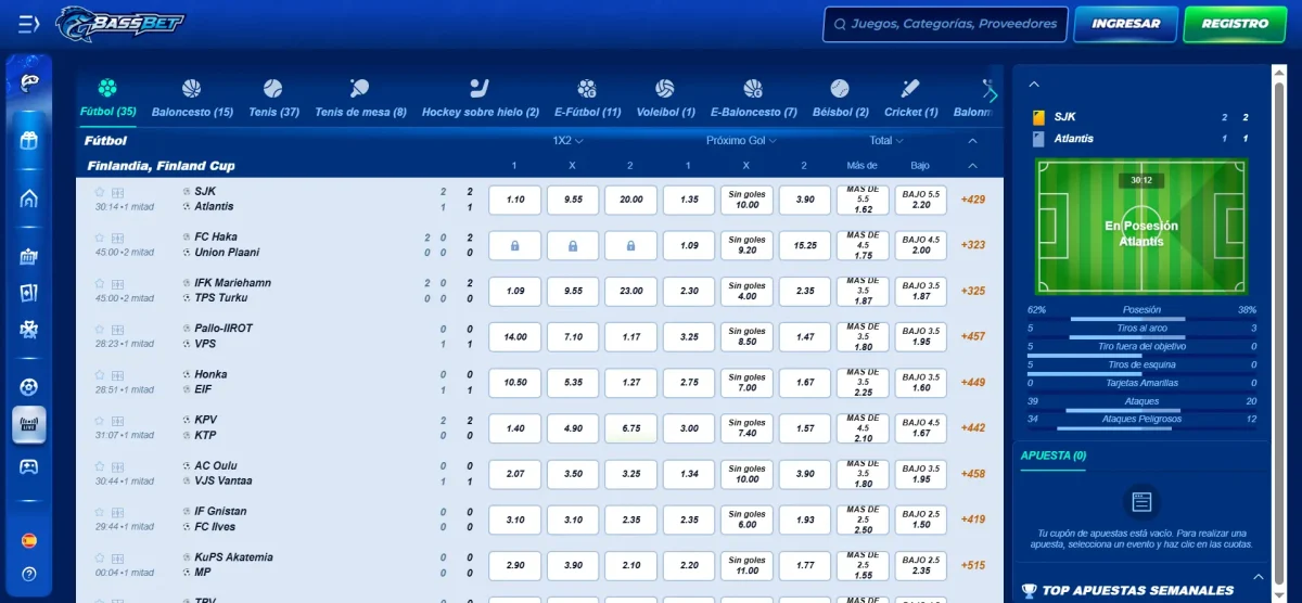 El-sportsbook-de-BassBet nuevo casa de apuestas sin licencia en españa
