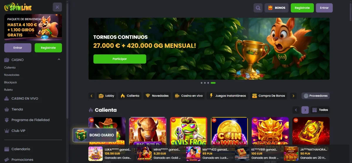 Spinline casino Spinline casino seguros