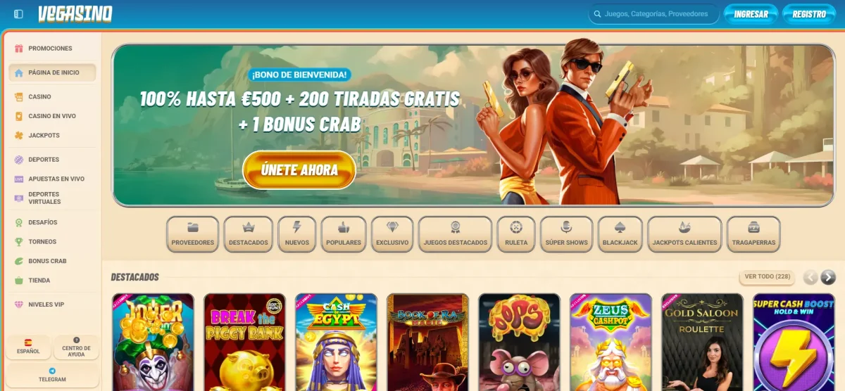 Vegasino Vegasino las tragamonedas más nuevas