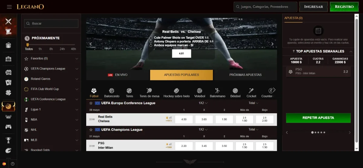 apuesta-deportiva-con-Legiano Legiano: la mejor casa de apuestas sin licencia para apuestas en vivo